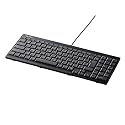 BUFFALO フルキーボード USB接続 パンタグラフ ブラック BSKBU03BK