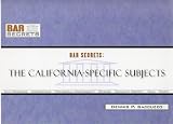 Bar Secrets: The California-Specific Subjects