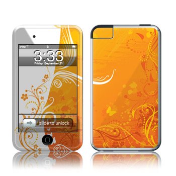 Orange Crush Design Apple iPod Touch 2G (2nd Gen) / 3G (3rd Gen) Protector Skin Decal Sticker
