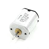 uxcell DCモーター DC 3V 20000 RPM シルバートーン 1mm径 1個入り