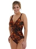 419ncRlE%2BSL. SL160  Miraclesuit Womens 1 Piece SwimSuit Choc Brown Print Swimwear Retails $136 Sizes: 10 12 14 16 or 18
