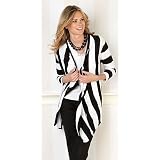 Misses Nue Options Stripe Cascade Flyaway Cardigan
