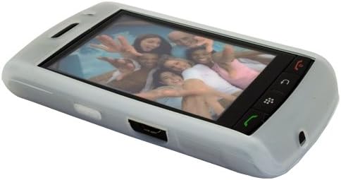 Clear White Silicone Soft Skin Case Cover for Blackberry Thunder 9500 Storm 9530