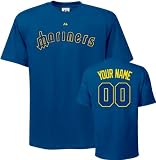 Seattle Mariners T-Shirt: Personalized Cooperstown Name and Number T-Shirt