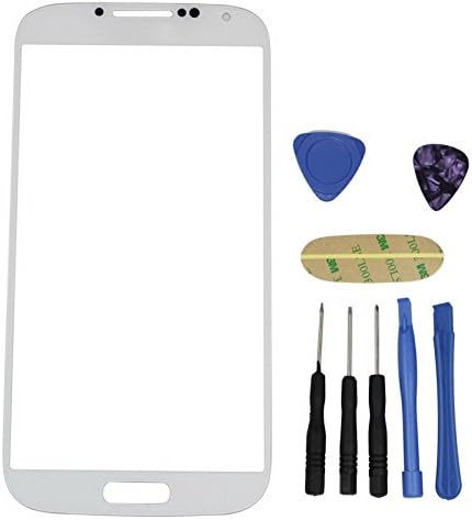 LeWang Front Screen Glass Lens For Samsung Galaxy S4 i9500 M919 i337 i545 (White)