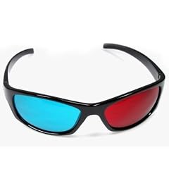 3D Brille f�r TV und Kino 'SPORT-LOOK' Rot/Blau #2