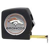 Denver Broncos NFL 25' Black Tape Measure