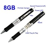 Digital Mini Pen Recorder - Camera - USB Stick 8GB intern (Spy Pen)