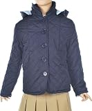 French Toast Girls Watchet Quilted Jacket (Sizes 7 - 14)