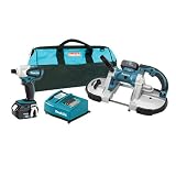 Makita LXT23 18-Volt LXT Lithium-Ion 2-Tool Combo Kit - BPB180 Band Saw  BTD140 1/4-Inch Impact Driver