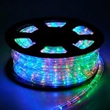 Free Shipping Christmas Xmas New Year Lighting LED Rope Light 50ft Multi-Color w/ Connector 419ntWdKBFL. SL160 LED Lighting Products Store