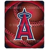 Los Angeles Angels MLB Lightweight Fleece Throw Blanket 50"x60"