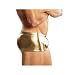 1st Fantasies Male Power Mini Short Stretch Metallic Gold Lame'