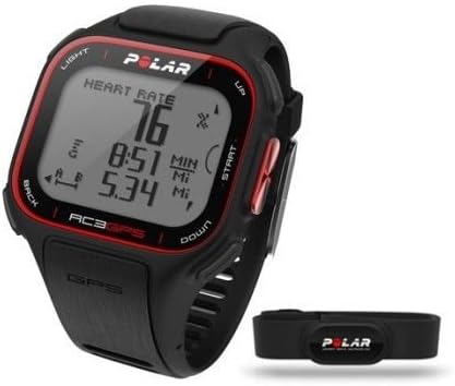 Polar Rc3 GPS w/ Heart Rate Monitor Running Watch - Speed & Distance Pace