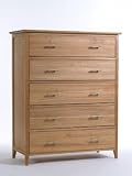 Click for more about 5 Drawer Chest in Natural Ash - .