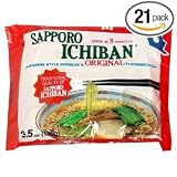 Sapporo Ichiban Ramen, Original, 3.5-Ounce Packages (Pack of 21)