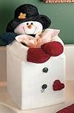 Snowman Tissue Box Cover