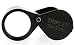 20x by 21mm TRIPLET professional JEWELERS LOUPE Black with LEATHER CASE