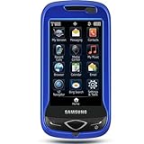 Crystal Hard BLUE RUBBERIZED Cover Case for SAMSUNG U820 REALITY (VERIZON)  ....