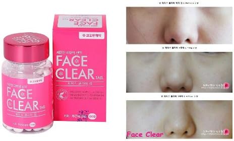 Facial Skin Care Vitamin Reduce Acne Spot Whitening Tablets (120 Tablets) x 2 Packs