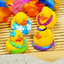 12 Luau Rubber Duckys