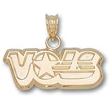 University of Tennessee Vols W/Star 5/16 Pendant (14kt)