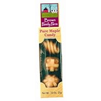 Brown Family Farm Pure Maple Candy (3 Count Bonbons), 0.75-Ounce Boxes (Pack of 32)