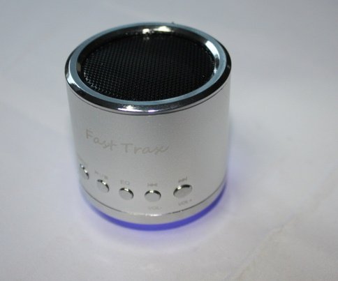 Mini Speaker for Ipod, Mp3 Players, Cd/dvd Players, Portable (Silver) - Fast Trax