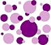 Light Purple/Purple Dots set of 130