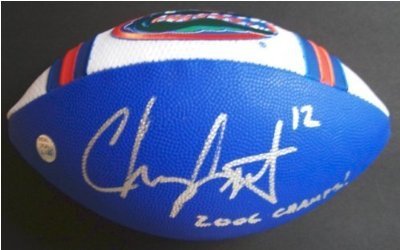 Chris Leak Autographed Florida Gators Football with 