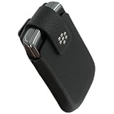 BlackBerry Torch 9800 Series Leather Swivel Holster (Black)