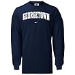 Nike Georgetown Hoyas Navy Blue College Classic Long Sleeved T-shirt