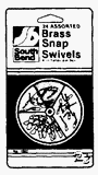 South Bend Sporting Goods 1002 Assorted Swivels