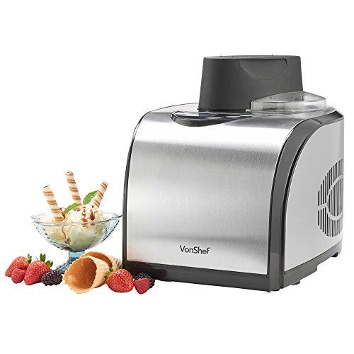 Vonshef professional fully automatic ice cream maker wi…