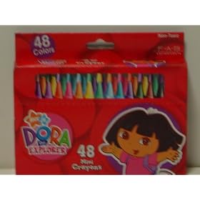 DORA the EXPLORER (48 Crayons) by RandlesGifts