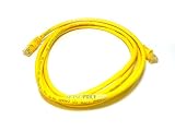 Cat5e Ethernet Patch Cable 350MHz 3ft Yellow