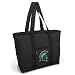 Michigan State University Tote Bag Black Deluxe MSU Spartans Logo - For Travel or Beach Best Unique Gift Ideas for Her, Women, or Ladies
