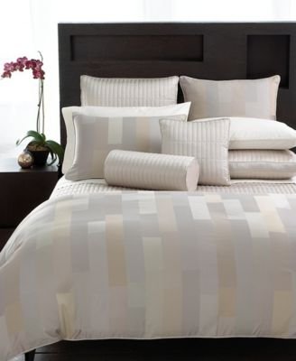 Hotel Collection Bricks Duvet, Queen
