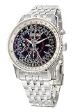 Breitling A2133012-B571-441A Montbrillant Datora Black Dial Stainless Steel Men's Automatic Chronograph, Chronometer, Tachymeter Watch
