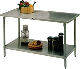 John Boos & Co. Cucina Tavalo Kitchen Work Table with Riser 30" x 48" - CUC ....