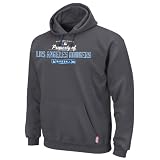 MLB Men's Los Angeles Dodgers Property Of Long Sleeve Hooded Fleece Pullover (Pro Granite, Large)