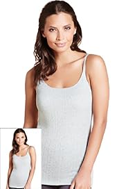 2 Pack Scoop Neck Pointelle Thermal Camisole