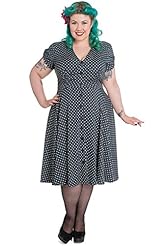 Elastane/Polyester Flowy Polka Dot Print  Shirt  Dress