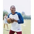 Champion Cotton Tagless Raglan 3/4 Sleeve Baseball T-shirt