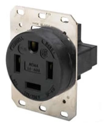 Hubbell Wiring Systems HBL9460A Straight Blade Heavy Duty ... wiring a 250v receptacle 