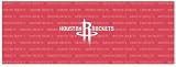 Houston Rockets Team Auto Rear Window Decal