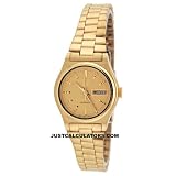 Seiko 5 Ladies Gold Tone Automatic Self-winding Watch Model SUA886K by Seiko