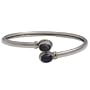 Sterling Silver Cuff Bracelts Labradorite Gemstone 2.6 inches