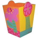 Bright Flowers Wastebasket