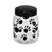 Snapware 1098566 4-1/10 Cup Paw Print Pet Treat Canister